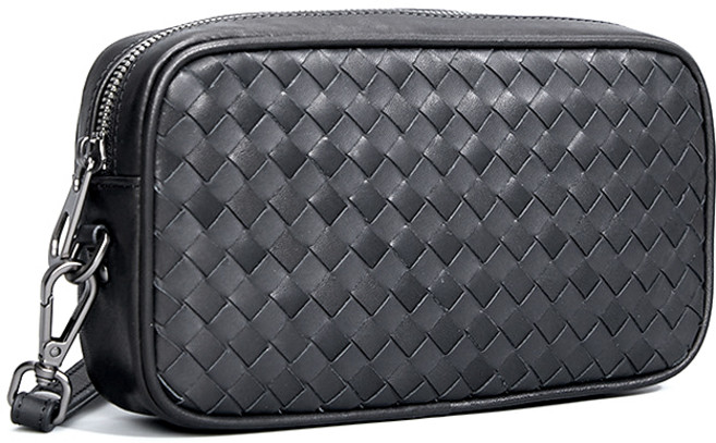 천연소가죽 메쉬 클러치백 맨스백 23011