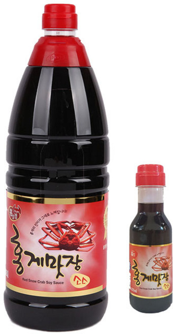 [류맛간장]홍게간장 홍게맛장 홍일식품 진해총판 홍일점 홍게맛장소스, 1세트, 2L