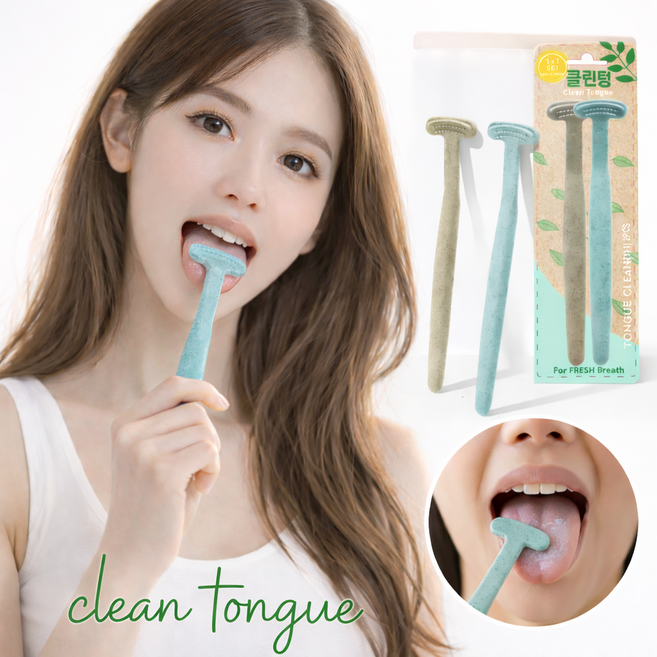 클린텅 데일리 혀클리너 입냄새 백태 제거 친환경 1+1, 37g, 2개