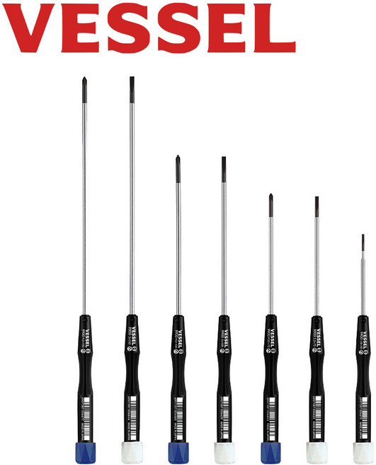 베셀 9900 정밀드라이버 안경도구 컴퓨터 미니 시계 노트북 도라이버 도라이바 일자 십자, 1) 00x75(+)