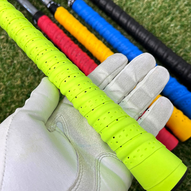 골프유단자 논슬립 골프 그립 쿠션 테이프 12개입, 12개, 블랙