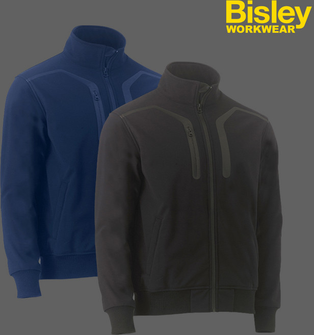 Bisley 비즐리 워크웨어 BJ6960 봄버 재킷, 네이비, 1개, M (BPCTM)