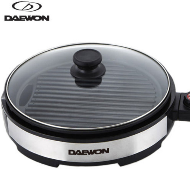 대원 홈스마트 전기그릴 원형 불판 전기팬 DW-G1200