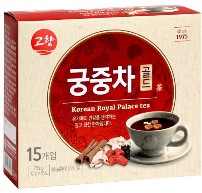 고향 궁중차 골드, 17g, 15개입, 6개