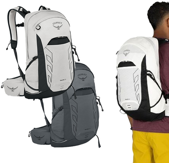 오스프리 25년 탈론 22L 남자 등산배낭 백팩 스포츠가방 OPF1MBH001, Phantom Grey/Dark Charcoal/ZP