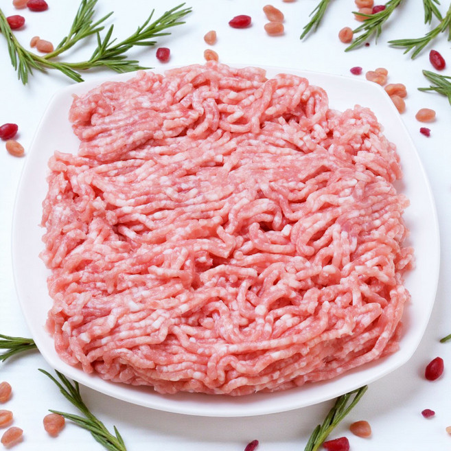 [당일발송] 돼지고기 다짐육 1 kg 대용량 목전지 돈다짐육 돈 돼지 민찌, 500g, 2개