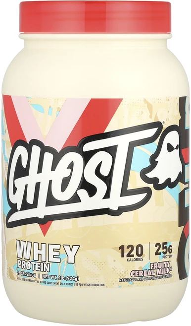 몸관리하세요 겨울입니다 Ghost 유청 단백질 Fruity Cereal Milk® 924g(2lb) 특별관리진행, Ghost유청단백질FruityCerealMilk924g, 924g, 1개 - 쿠팡