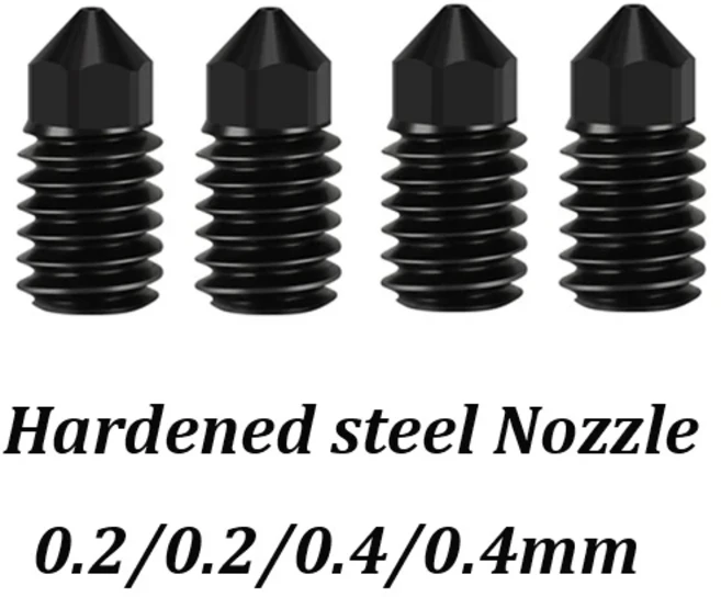 Bambu A1/A1 미니 핫엔드 키트 고속 인쇄 어셈블리 서미스터 히터 0.2/0.4/0.6/0.8mm 경화 강철 노즐, 18 NozzleH2244