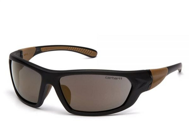 Carhartt CHB290D 카번데일 보호 안경 블랙/탠 프레임 앤티크 미러 렌즈, Antique Mirror Polarized Lens/, 1개