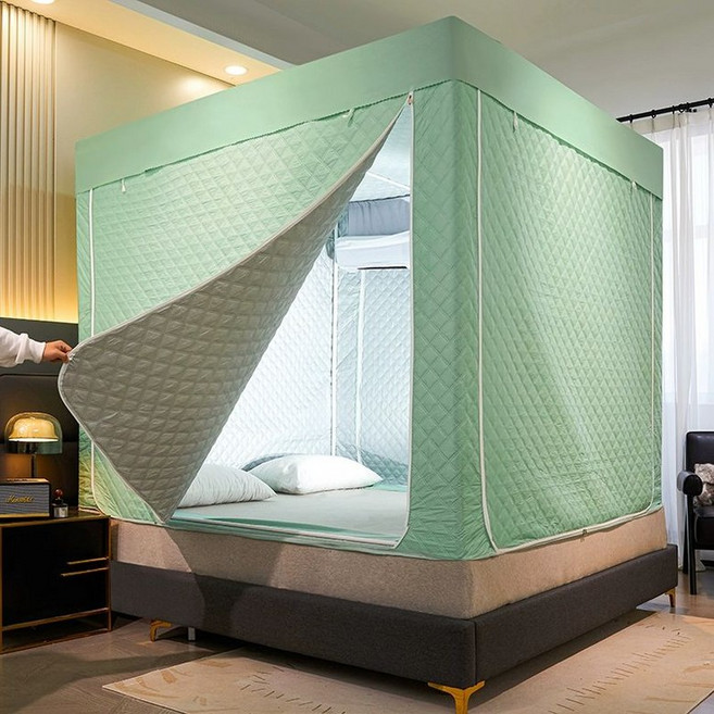 개인용 1인용 방음노래방 이불 190x높이 1인, 청록, 180x200x145cm