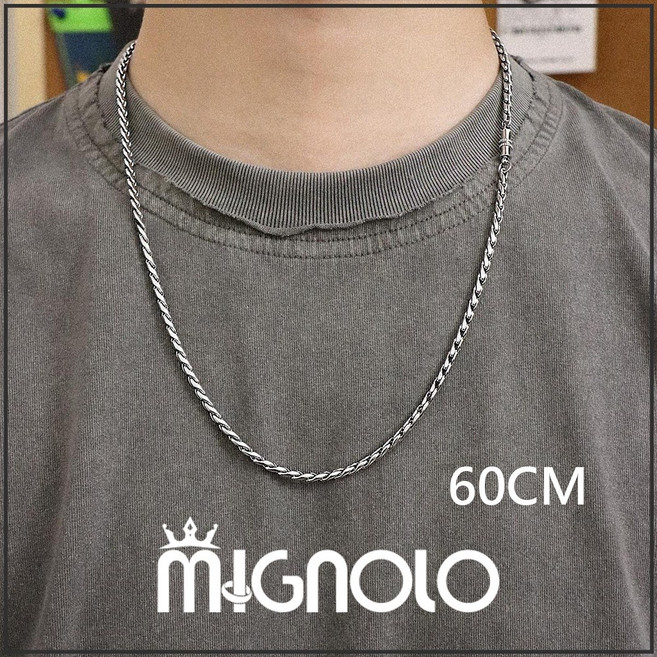 MIGNOLO 逆鱗磁吸項鍊 鈦鋼 男生飾品