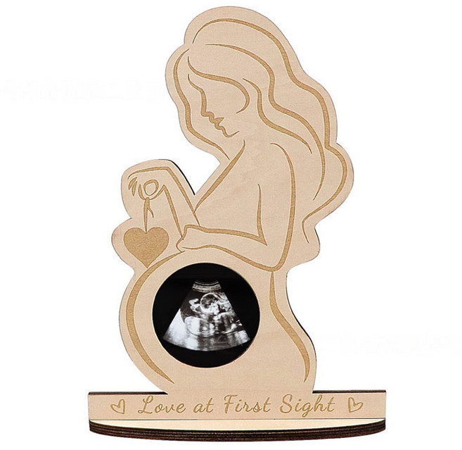 초음파 태아 사진 임밍아웃 임신 출산 선물 액자, 1개, 1매, 초음파사진액자