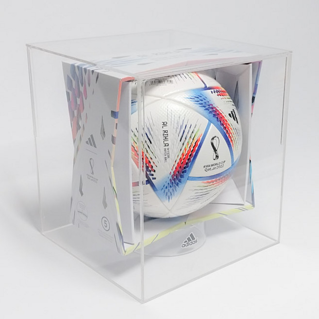[신상품][BI스포츠][25%] 축구공 전용 아크릴케이스 사각박스 5호 피규어 레고 공인구 전시 진열장, 축구공 케이스 (5호), 1개, 축구공 케이스 (5호)