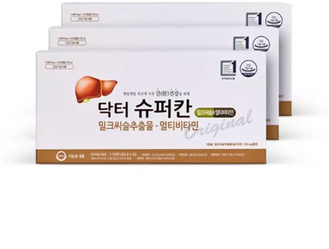 닥터슈퍼칸 밀크씨슬 좋은 닥터칸 간에 간 12개월분 DJ, 1개, 120정