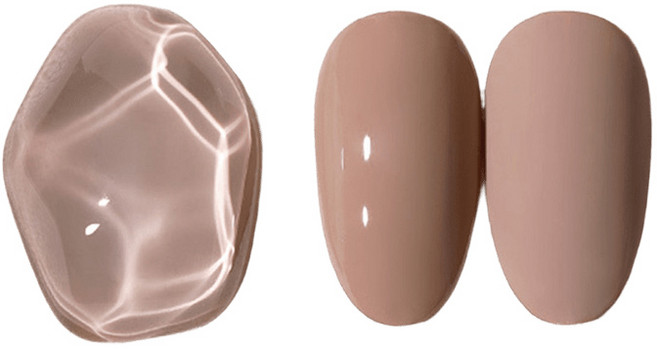 ByFunMe八方米 榛果淺棕裸奶茶裸色甲油膠 持久顯色 溫柔氣質 打造優雅指尖, QZ05, 1個, 15ml