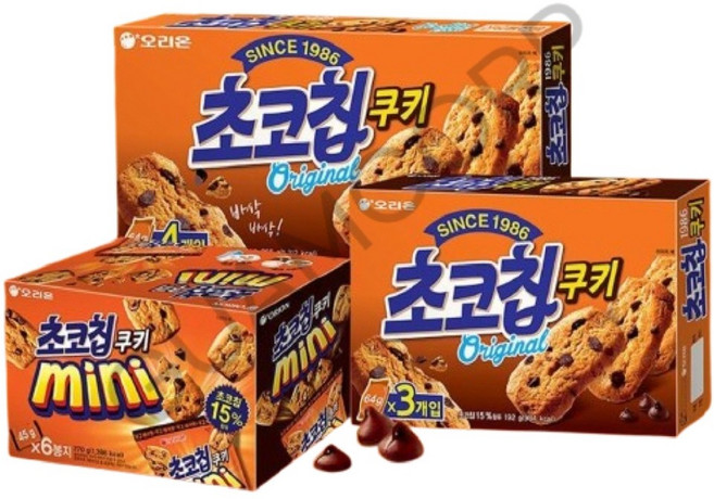 아코 초코칩 쿠키 미니 90G 수험생간식 직장인간식 초코칩쿠키 선물용과자, 1개