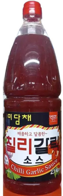 칠리갈릭소스(미담채 2.1K) X8, 2.1kg, 8박스