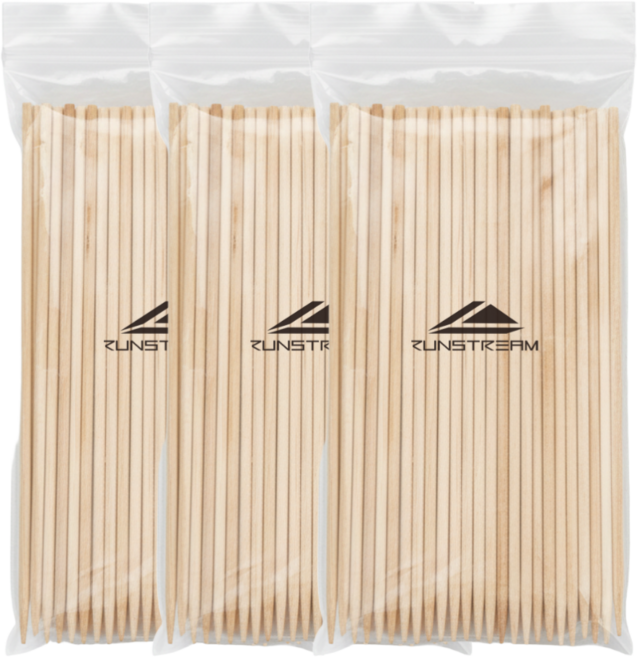 런스트림 비립종 면봉 얇은 마이크로 긴면봉 10cm, 3세트, 100개입