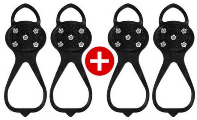 BUCK703 도시형 아이젠 1+1 2SET 미끄럼방지 등산 방한용품 겨울용품 스패츠 안전용품