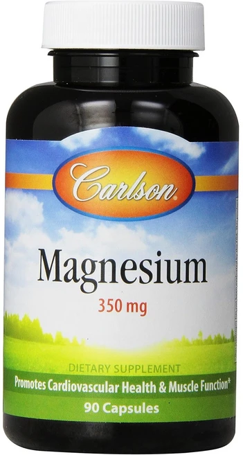 칼슨랩스 마그네슘 350mg 캡슐, 90정, 1개 - 쿠팡