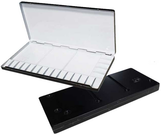 [흥일 고급 수채화파레트 20칸 ] 빠렛트 팔레트 빠레트 미술용품 파렛트 팔레트, 흥일 알류미늄 팔레트20칸, 1개