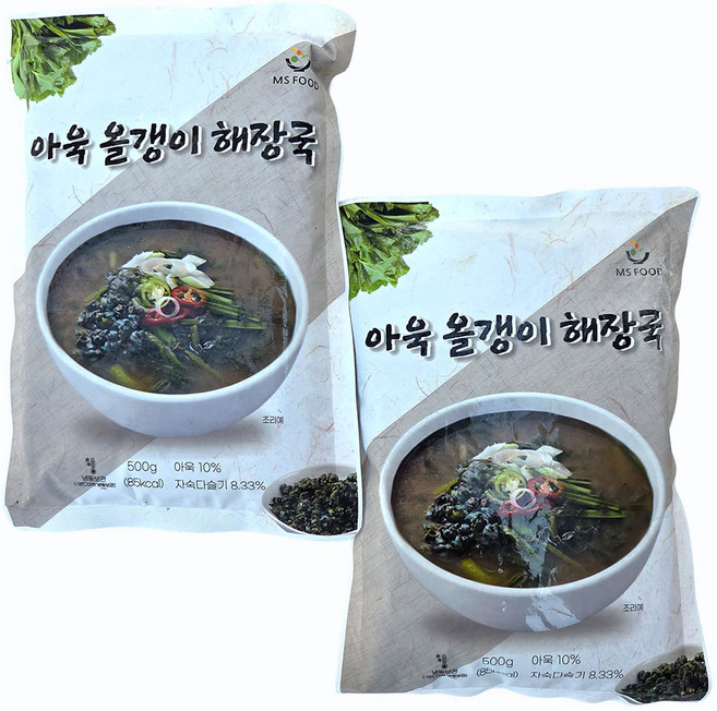 새마원 아욱올갱이 해장국 500g 다슬기 즉석식품 간편요리, 2개
