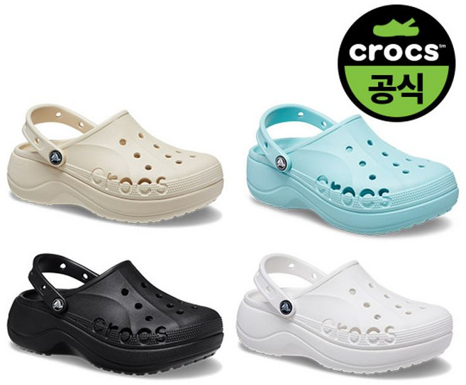 [크록스] 크록스공식 여성 BAYA PLATFORM CLOG 4종 택1 24SWCL208186