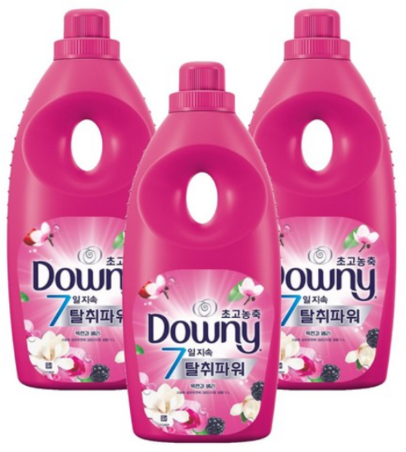 다우니 핑크 1L 베리베리와 바닐라향 x 3개