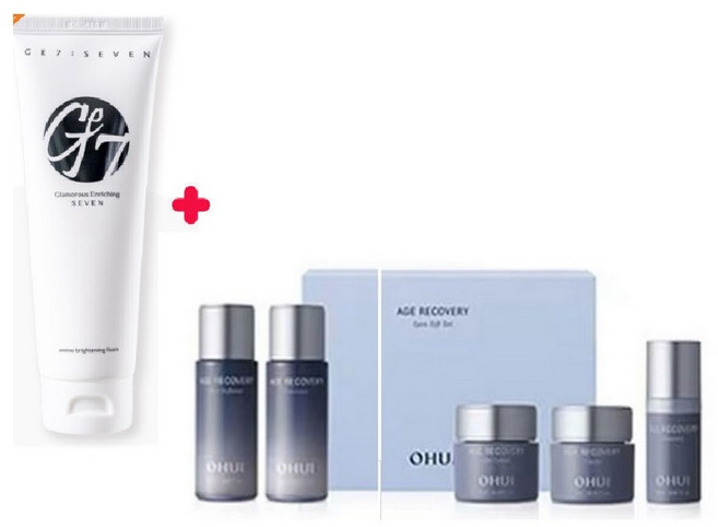 GE7 아미노 브라이트닝 폼120ml/ 에이지 리커버리5종세트, 1세트