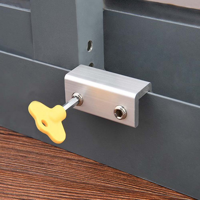 데일리공감 창문 안전 잠금 장치 아빠손 베란다창문잠금장치 윈도우락, 4개