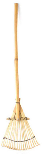 대나무 소형 갈퀴 소/중/대 손갈퀴 낙엽 청소도구 갈고리 대나무갈퀴 미니어처 인테리어소품 장식품 수공예품 미니갈퀴 갈쿠리, 대나무갈퀴(소)