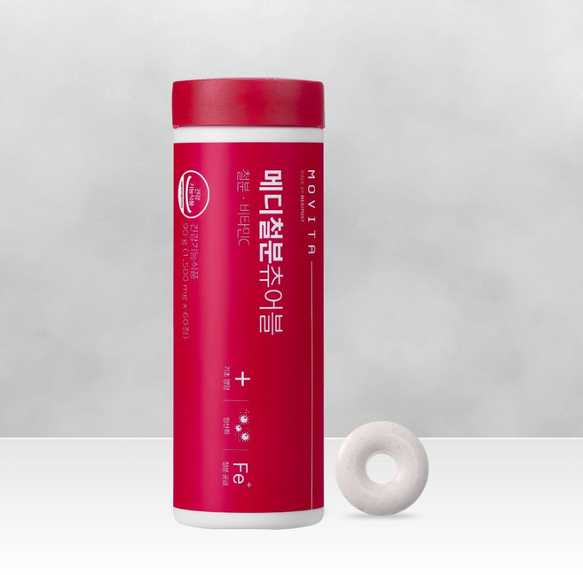 메디포스트 메디 철분 츄어블 임산부 온가족 씹어먹는 철분제, 60정, 2개