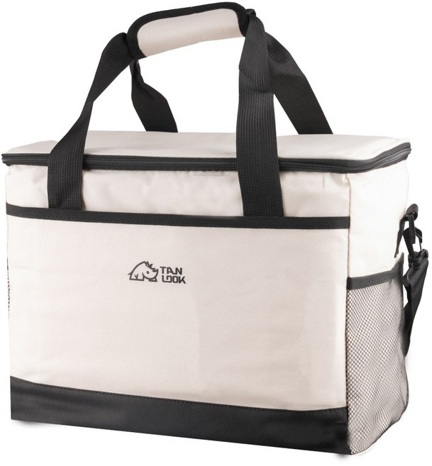 타닥 에센셜 소프트 쿨러백 보냉백 캠핑가방 아이스 보냉가방, 베이지, 30L