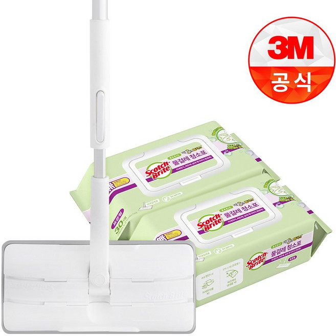 [3M]표준형 올터치 더블액션+베이직 물걸레 60매, 1개
