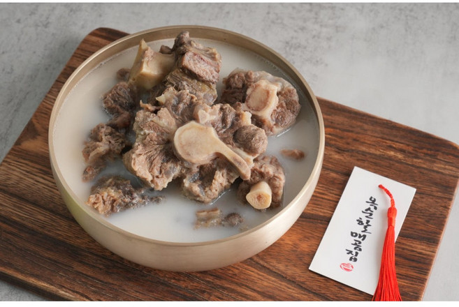 옥순할매곰집 가마솥에 고은 꼬리곰탕, 1kg, 1개