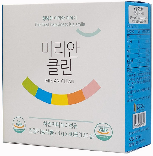 최신정품//좋은효소 미리안 클린40포, 3g, 40개