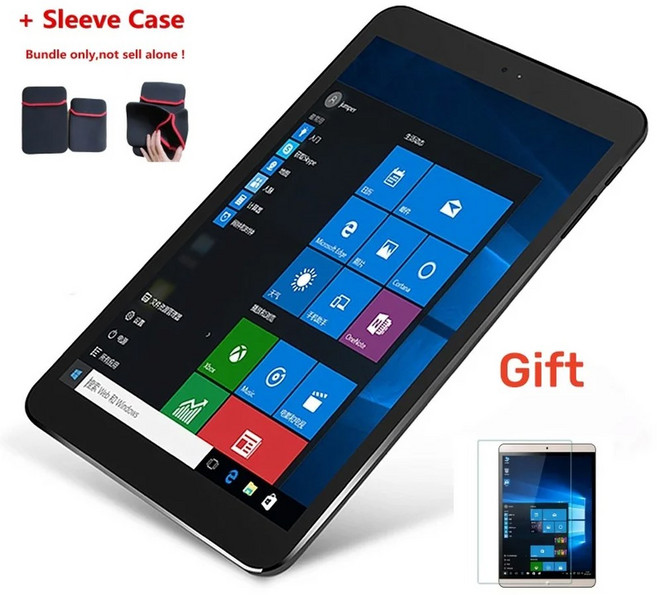 8인치 8GB RAM 1280 ROM 배터리 10 코어 AR3 64비트 윈도우 쿼드 PC 128GB 듀얼 800 픽셀 태블릿 카메라 내장 4000MAH, 2GB 32GB, Add Sleeve case