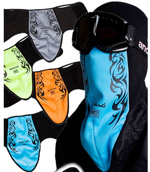 타투반다나 반다나 방한용품 스키마스크 넥워머, 주황