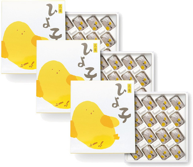 히요코 일본 병아리빵 만주 만쥬 12개입, 3개