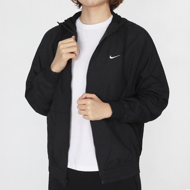 나이키 W 여성 클래식 우븐 바람막이 루즈 UV 프로텍션 후드재킷