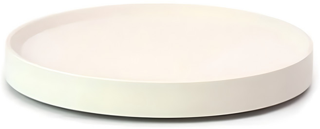 네이처안 바퀴달린 이동식 받침대 원형, 베이지, 1개