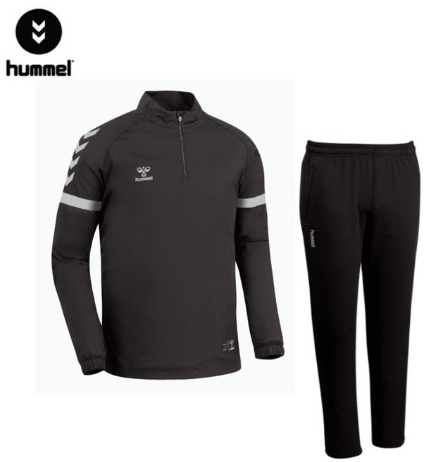 험멜 바람막이+니트바지 상하세트(HM-4268-블랙) 상하1벌