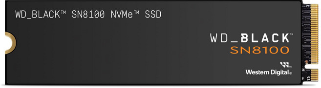 SSD 8TB WDBLACK SN8100 M.2-2280 NVMe PCIe Gen5.0 x4 14 900MBs 내장 전송 속도 게이밍