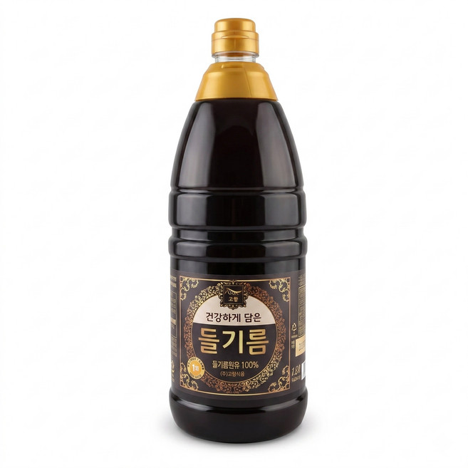고향식품 들기름 1.8L 원액 100% 원유 진한 고소한 기름 대용량 업소용 식당, 1개