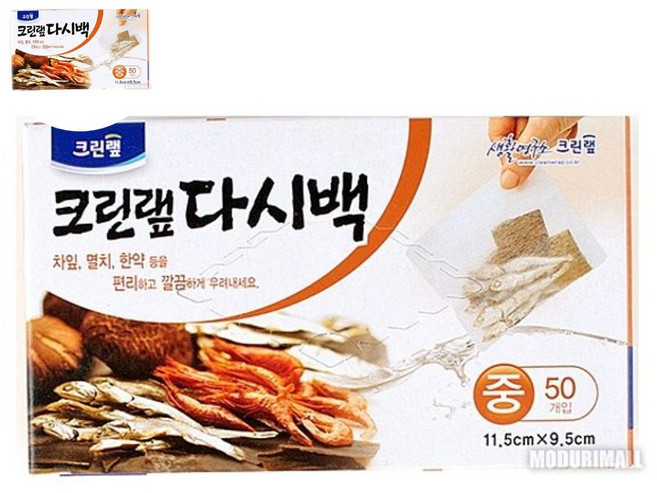 크린랲 다시백 - 중50매입 국물백 방향팩만들기 입욕, 없음