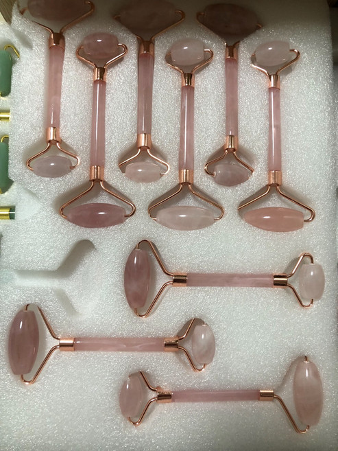 玉石滾輪按摩器 刮痧板, 1個, 如圖所示