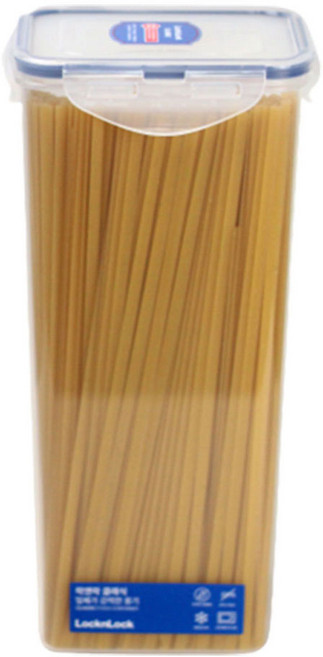 락앤락 국수통 파스타통 직사각 밀폐용기, 2L, 1개