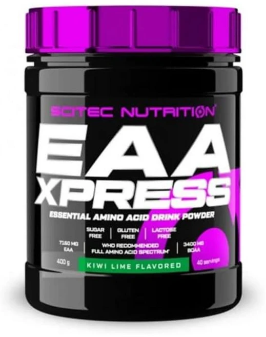 Scitec Nutrition 사이텍 뉴트리션 EAA 익스프레스 - 필수 아미노산 풀 스펙트럼 3400mg BCAA 7160mg 글루텐 프리 무설탕 무유당 400g 헬스 영양제, 400 g, Kiwi Lime, 1개 - 쿠팡