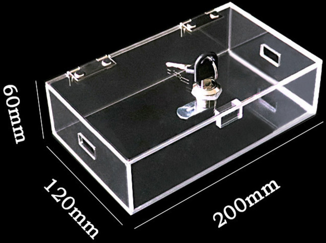 보관함 수험생 타이머 휴대폰 잠금장치 캐비넷 아크릴 자물쇠 수납함 보관대 케이스 상자 투명, 1개, A