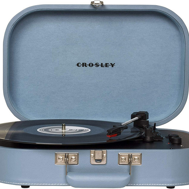 Crosley 크로슬리 디스커버리 빈티지 턴테이블 LP플레이어 3종, Seafoam